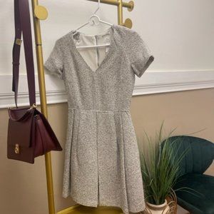 White black mini dress